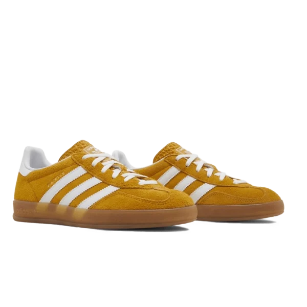 ⁦Adidas Gazelle Indoor Orange Peel Cloud White Gold Metallic⁩ – תמונה ⁦2⁩