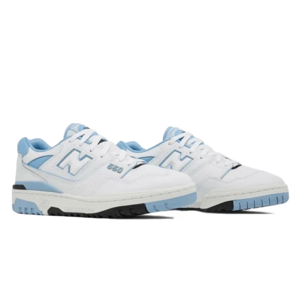 ⁦New Balance 550 White Team Carolina⁩ – תמונה ⁦2⁩