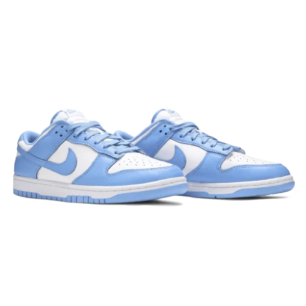 ⁦Nike Dunk Low University Blue White⁩ – תמונה ⁦2⁩