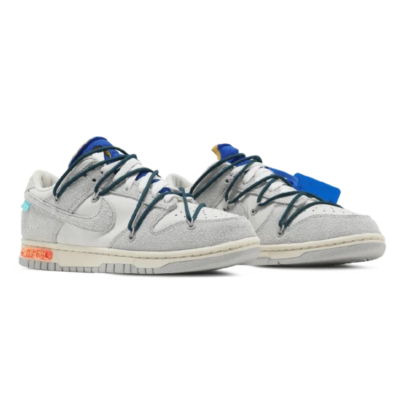 ⁦Nike Dunk Low x Off-White “Lot 16 of 50” Sail Neutral Grey⁩ – תמונה ⁦2⁩