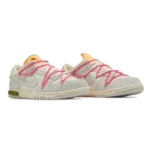 ⁦Nike Dunk Low x Off-White “Dear Summer Lot 17 of 50” Sail Hyper Pink⁩ – תמונה ⁦2⁩