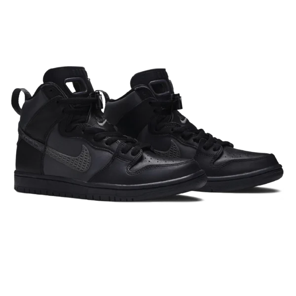 ⁦Nike Dunk High SB x Forty Percent Against Rights "AJ6" Black Dark Grey⁩ – תמונה ⁦2⁩