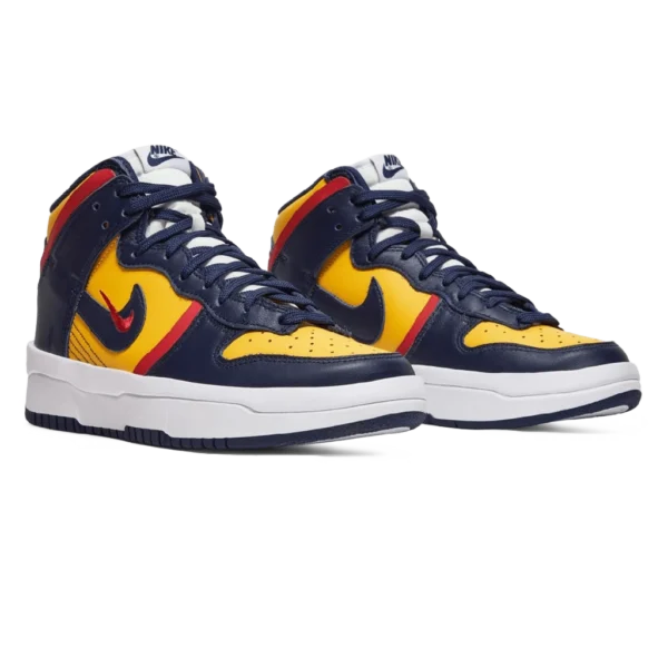 ⁦Nike Dunk High Up Rebel "Michigan" Varsity Maize University Red⁩ – תמונה ⁦2⁩