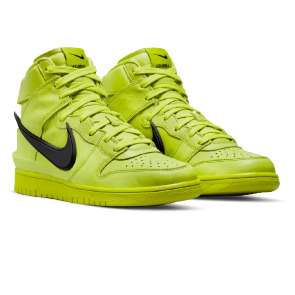 ⁦Nike Dunk High x Ambush Flash Lime⁩ – תמונה ⁦2⁩