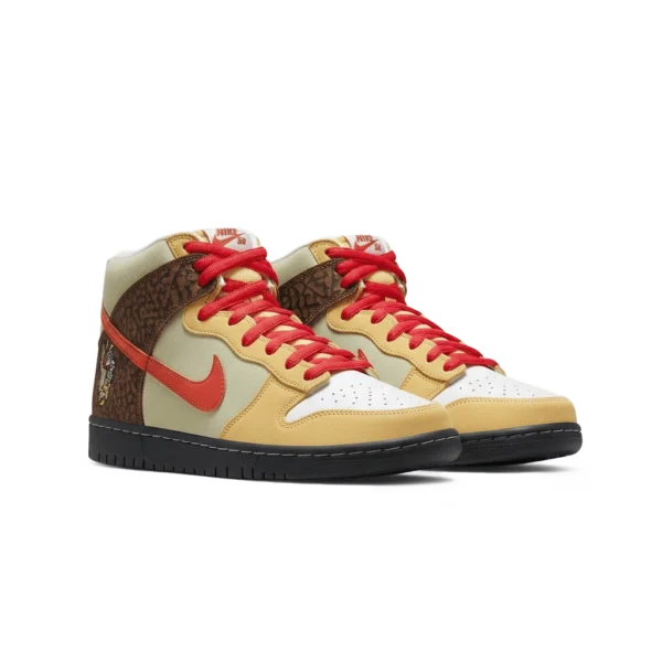 ⁦Nike Dunk High SB x Color Skates "Kebab and Destroy"⁩ – תמונה ⁦2⁩