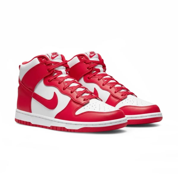 ⁦Nike Dunk High Championship Red⁩ – תמונה ⁦2⁩