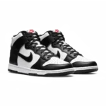 ⁦Nike Dunk High Black White⁩ – תמונה ⁦2⁩