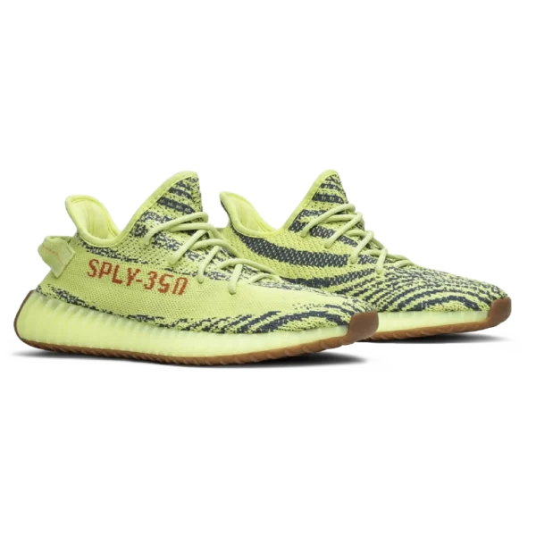 ⁦Adidas Yeezy Boost 350 V2 Semi Frozen Yellow⁩ – תמונה ⁦2⁩