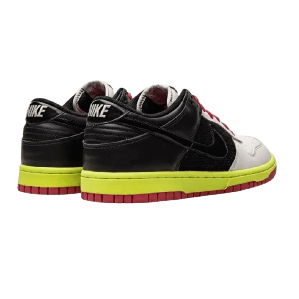 ⁦Nike Dunk Low Black White Yellow⁩ – תמונה ⁦2⁩