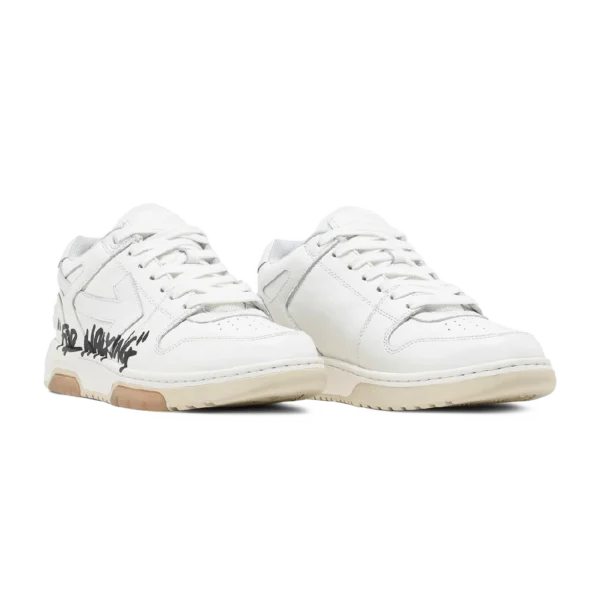 ⁦Off-White Out Of Office Low “For Walking” White Black⁩ – תמונה ⁦2⁩