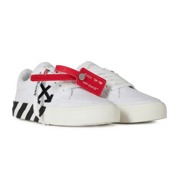 ⁦Off-White Vulc Sneaker White Black⁩ – תמונה ⁦2⁩