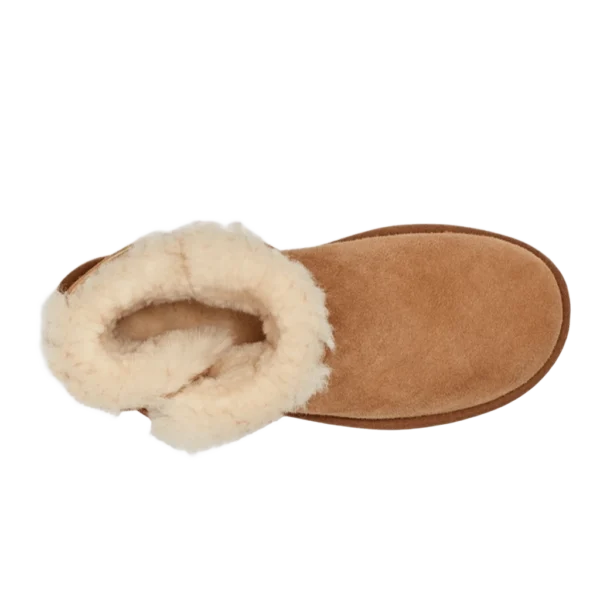 ⁦UGG Mini Bailey Button II Boot Chestnut⁩ – תמונה ⁦3⁩