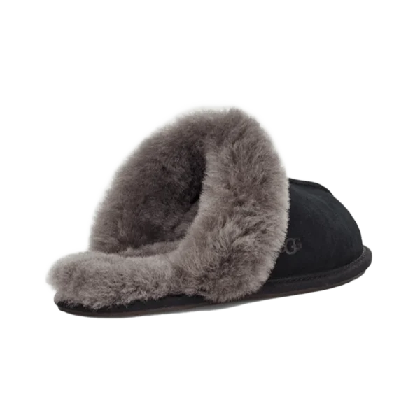 ⁦UGG Scuffette II Slippers Black Grey⁩ – תמונה ⁦3⁩
