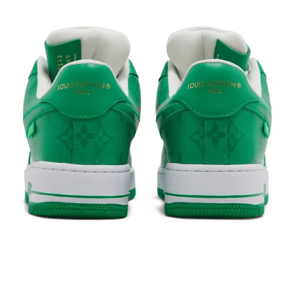 ⁦Nike Air Force 1 Low x Louis Vuitton White Green⁩ – תמונה ⁦3⁩