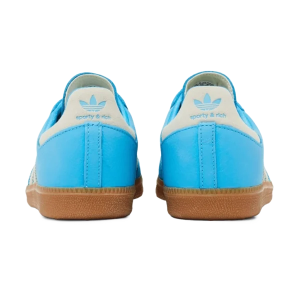 ⁦Adidas Samba OG x Sporty & Rich Blue Rush Cream White⁩ – תמונה ⁦3⁩