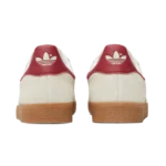 ⁦Adidas Gazelle Aluminium Cloud White Collegiate Burgundy⁩ – תמונה ⁦3⁩