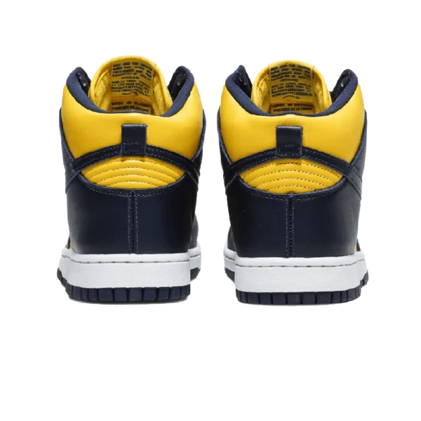 ⁦Nike Dunk High Retro Michigan⁩ – תמונה ⁦3⁩