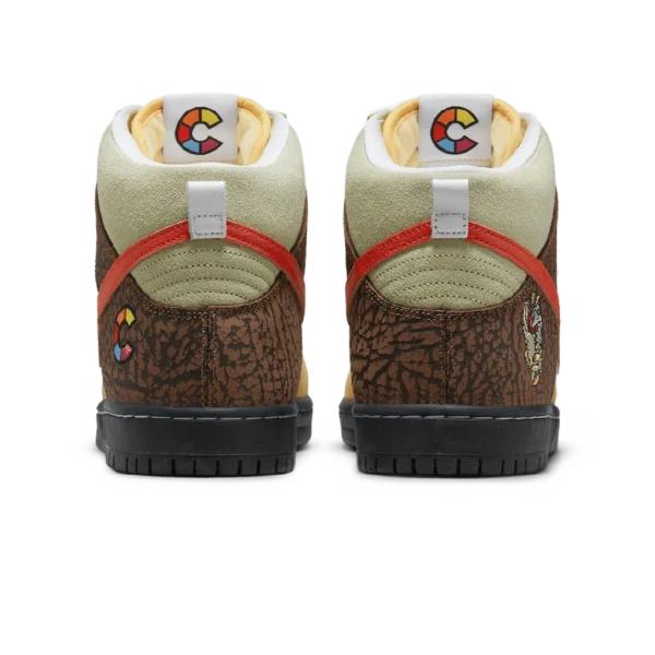 ⁦Nike Dunk High SB x Color Skates "Kebab and Destroy"⁩ – תמונה ⁦3⁩