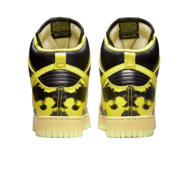 ⁦Nike Dunk High 1985 Yellow Acid Wash⁩ – תמונה ⁦3⁩
