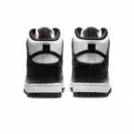 ⁦Nike Dunk High Black White⁩ – תמונה ⁦3⁩