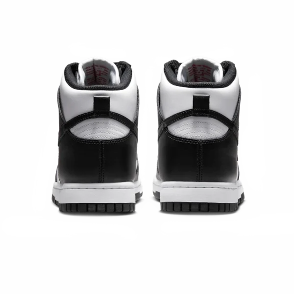 ⁦Nike Dunk High Black White⁩ – תמונה ⁦3⁩