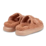 ⁦Alexander McQueen Faux Shearling Sandals Coconut⁩ – תמונה ⁦3⁩