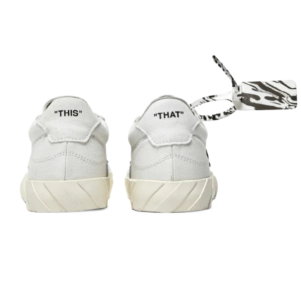 ⁦Off-White Vulc Eco Sneaker White Black⁩ – תמונה ⁦3⁩