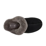 ⁦UGG Scuffette II Slippers Black Grey⁩ – תמונה ⁦4⁩