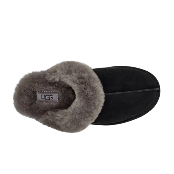 ⁦UGG Scuffette II Slippers Black Grey⁩ – תמונה ⁦4⁩