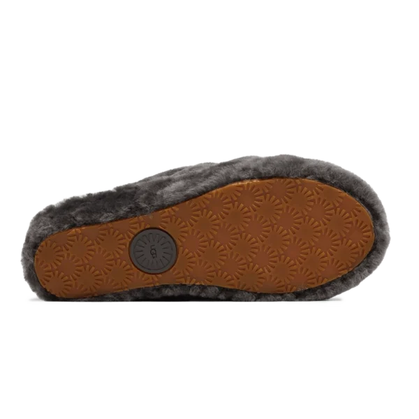 ⁦UGG Fluff Yeah Slide Charcoal⁩ – תמונה ⁦4⁩
