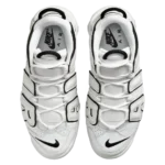 ⁦Nike Air More Uptempo White Black⁩ – תמונה ⁦4⁩