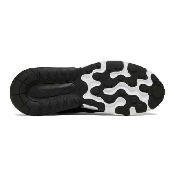 ⁦Nike Air Max 270 React Black White⁩ – תמונה ⁦4⁩