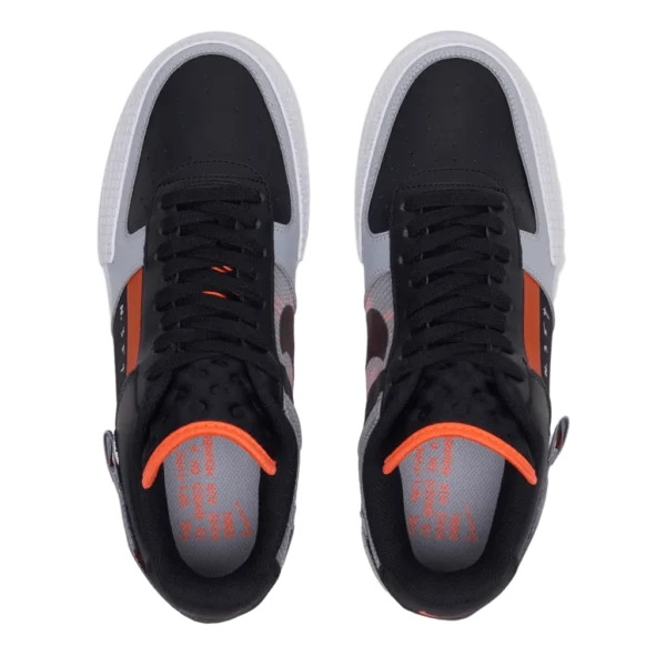 ⁦Nike Air Force 1 Type Black Hyper Crimson⁩ – תמונה ⁦4⁩