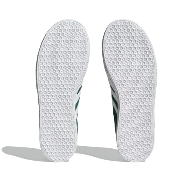 ⁦Adidas Gazelle Junior Dark Green Cloud White⁩ – תמונה ⁦4⁩