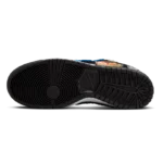 ⁦Nike SB Dunk Low Pro x Neckface Black White⁩ – תמונה ⁦4⁩
