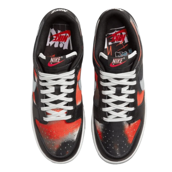 ⁦Nike Dunk Low "Graffiti Pack" Black Red⁩ – תמונה ⁦4⁩