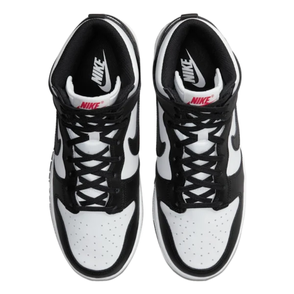 ⁦Nike Dunk High Black White⁩ – תמונה ⁦4⁩