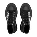 ⁦Alexander McQueen Tread Slick Boots Black White⁩ – תמונה ⁦4⁩