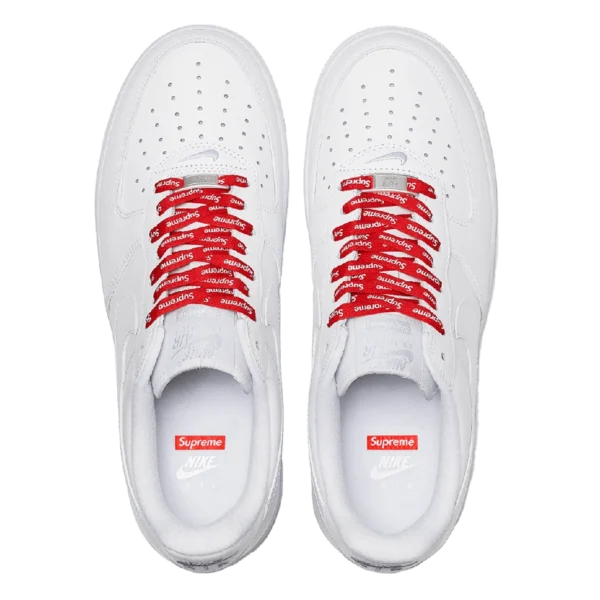 ⁦Nike Air Force 1 Low Supreme Box Logo White⁩ – תמונה ⁦5⁩