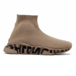 Balenciaga Speed Graffiti Sole Beige