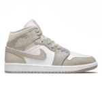 Air Jordan 1 Mid College Grey Light Bone White