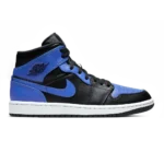 Air Jordan 1 Mid Hyper Royal Black