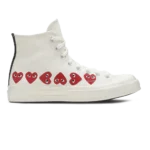 Converse Chuck 70 High x Comme des Garçons PLAY “Multi Heart” White