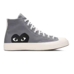 Converse Chuck 70 High x Comme des Garçons PLAY Steel Gray