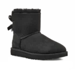 ⁦UGG Mini Bailey Bow II Boot Black⁩ – תמונה ⁦2⁩
