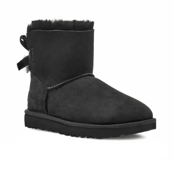 ⁦UGG Mini Bailey Bow II Boot Black⁩ – תמונה ⁦2⁩