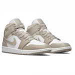 ⁦Air Jordan 1 Mid College Grey Light Bone White⁩ – תמונה ⁦2⁩