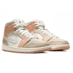 ⁦Air Jordan 1 Mid "Milan" Sail Light Bone Shimmer⁩ – תמונה ⁦2⁩