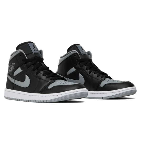 ⁦Air Jordan 1 Mid Shadow Black Gray⁩ – תמונה ⁦2⁩