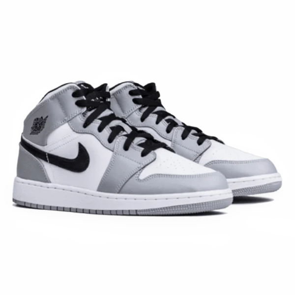 ⁦Air Jordan 1 Mid Light Smoke Gray⁩ – תמונה ⁦2⁩